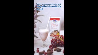 Grapes & Dates Milkshake By Nandini GoodLife Gold